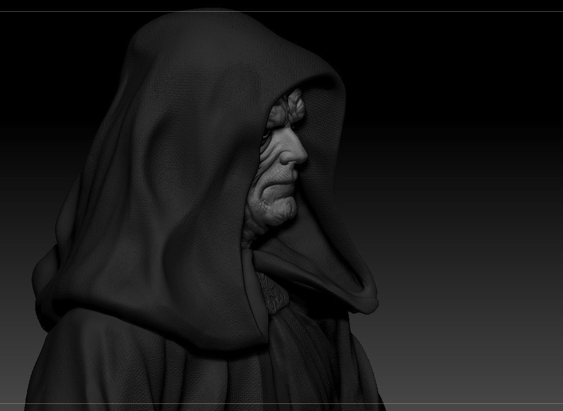 Ian McDiarmid - Palpatine - Darth Sidious - Star Wars 3D print model_5