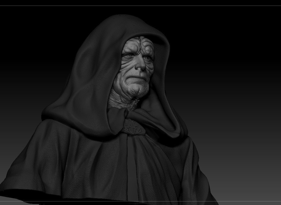 Ian McDiarmid - Palpatine - Darth Sidious - Star Wars 3D print model_12