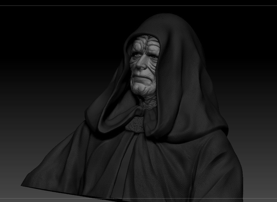 Ian McDiarmid - Palpatine - Darth Sidious - Star Wars 3D print model_13