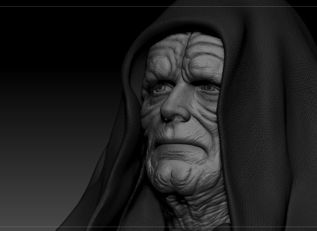 Ian McDiarmid - Palpatine - Darth Sidious - Star Wars 3D print model_9