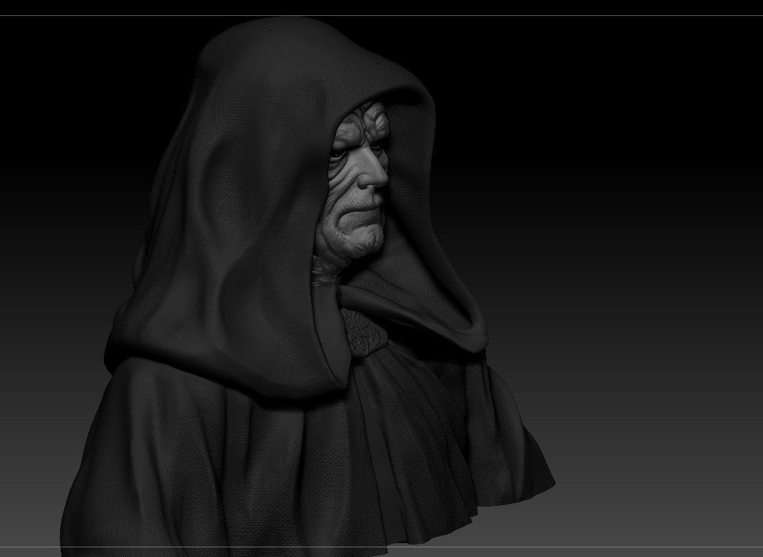 Ian McDiarmid - Palpatine - Darth Sidious - Star Wars 3D print model_14