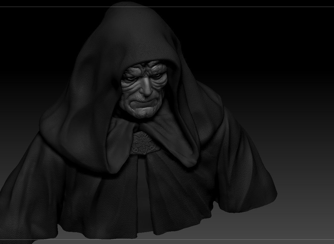 Ian McDiarmid - Palpatine - Darth Sidious - Star Wars 3D print model_11