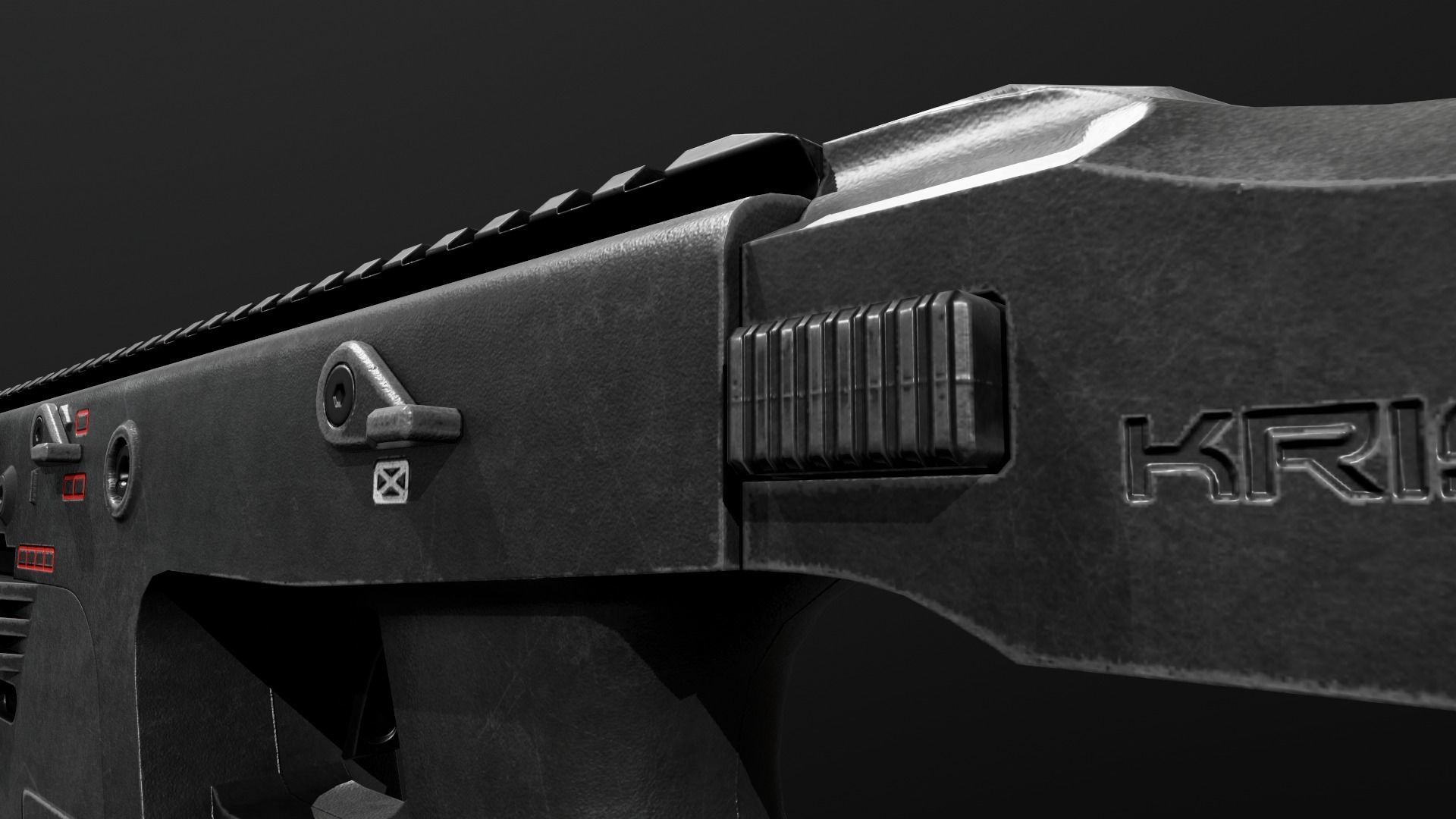 Kriss Vector SMG Low-poly 3D model_36