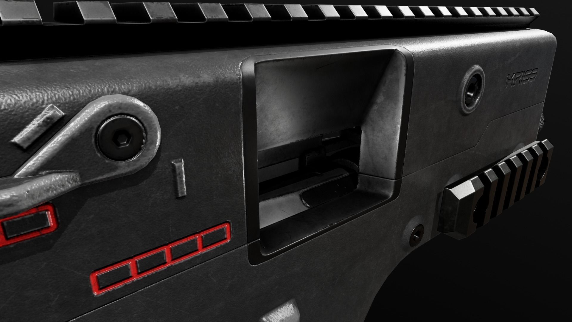 Kriss Vector SMG Low-poly 3D model_29