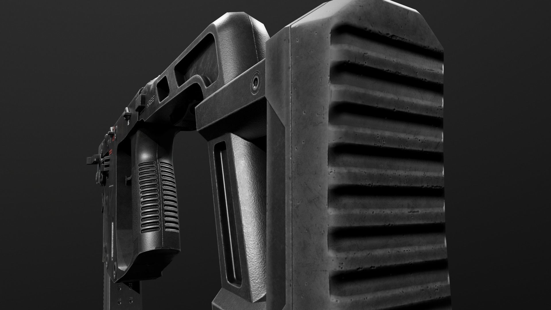 Kriss Vector SMG Low-poly 3D model_39