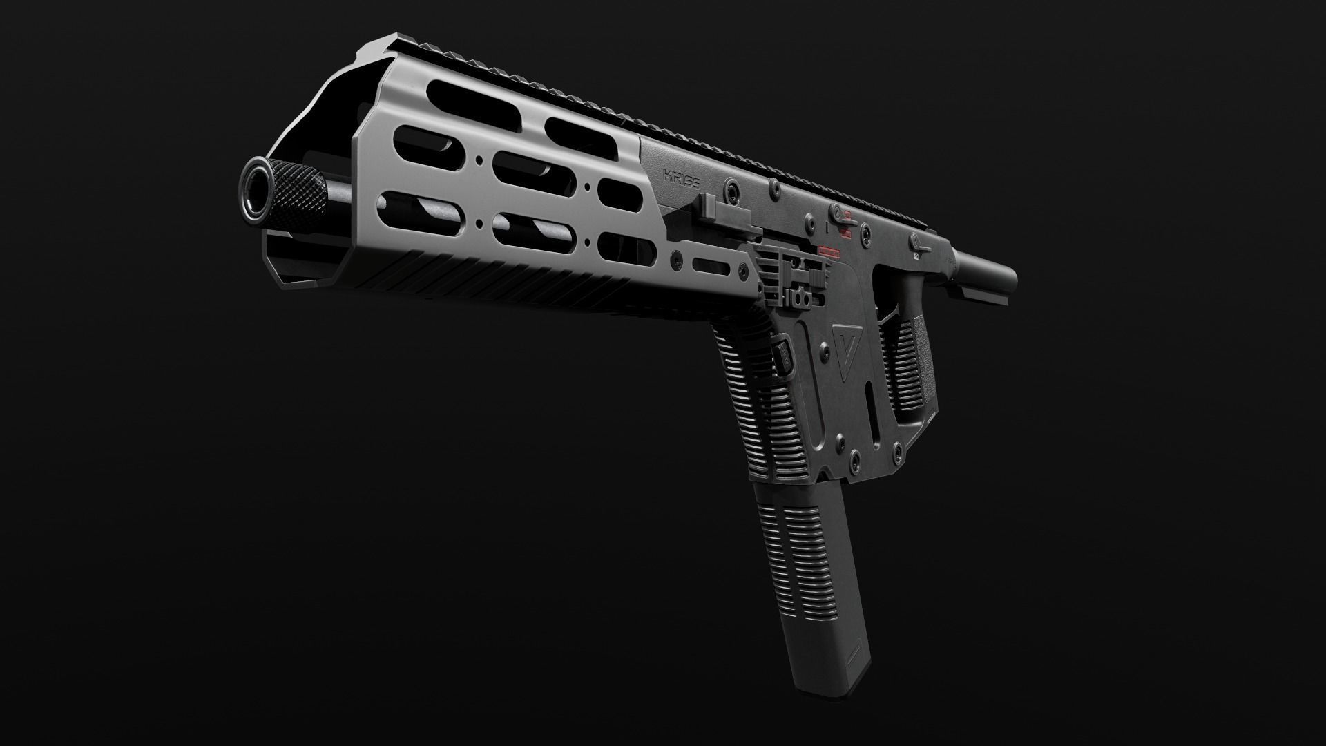 Kriss Vector SMG Low-poly 3D model_16