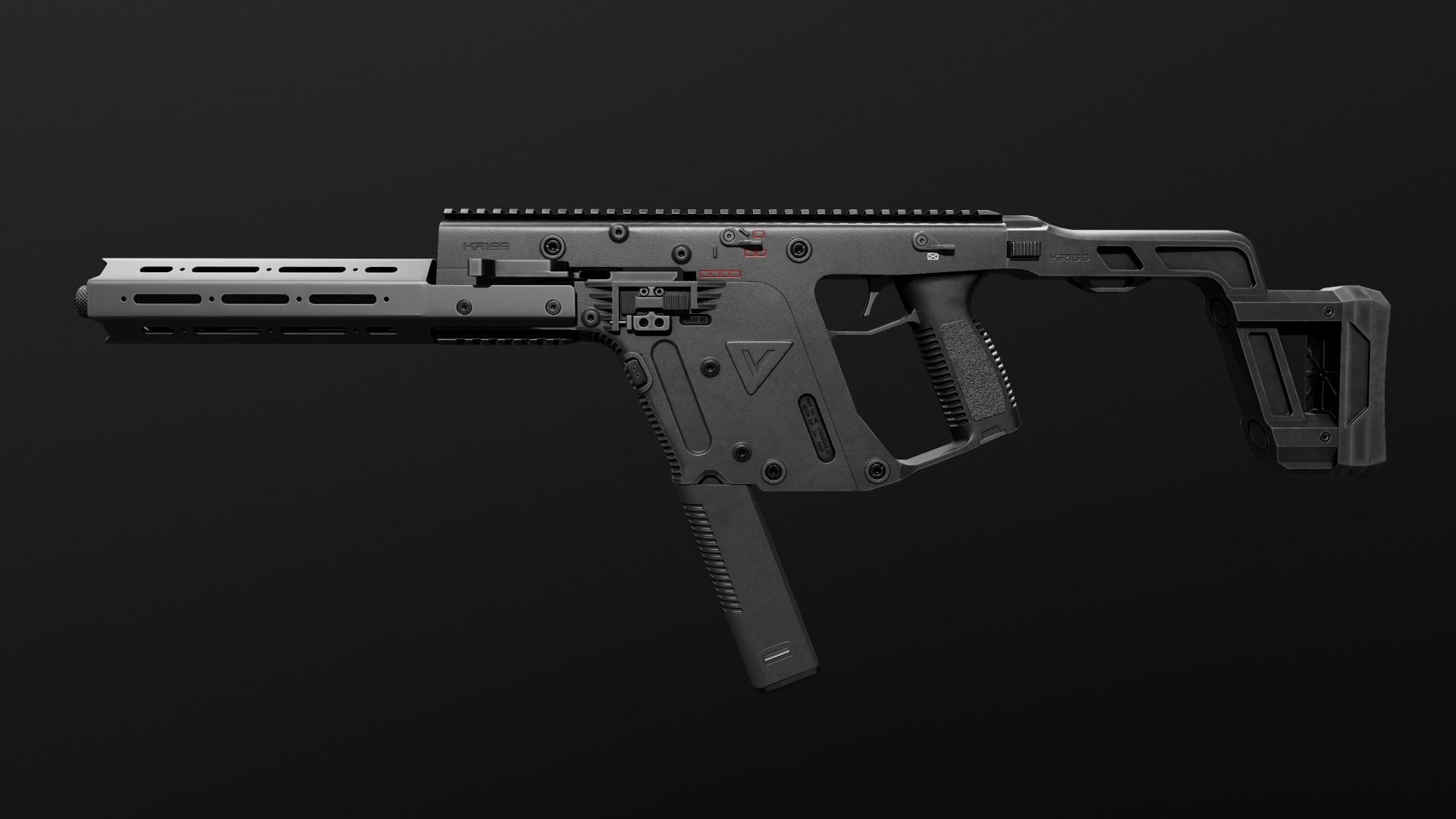 Kriss Vector SMG Low-poly 3D model_24