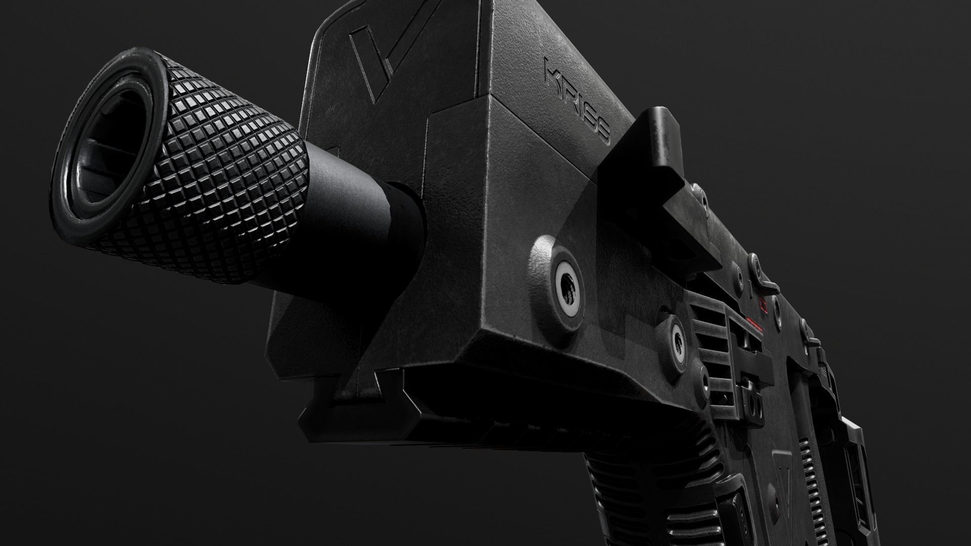 Kriss Vector SMG Low-poly 3D model_32
