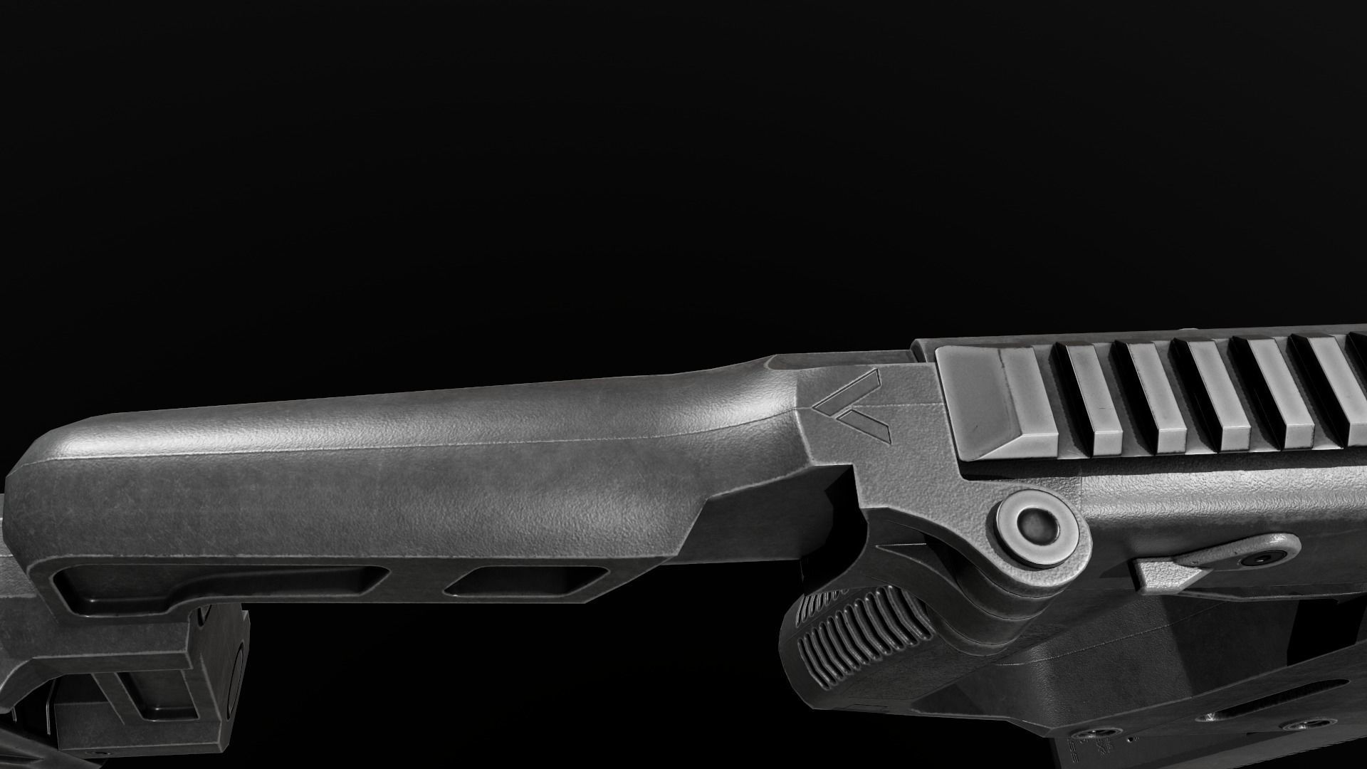 Kriss Vector SMG Low-poly 3D model_40