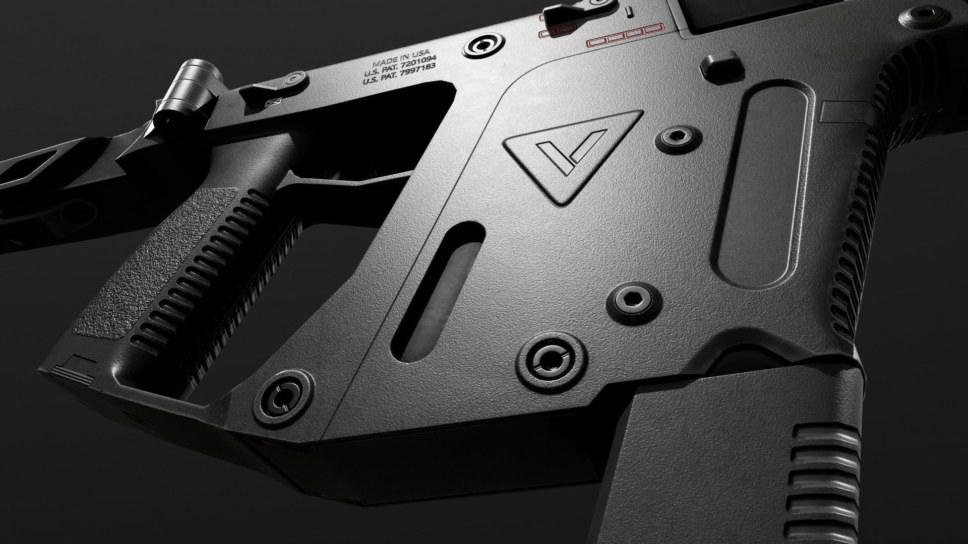 Kriss Vector SMG Low-poly 3D model_31