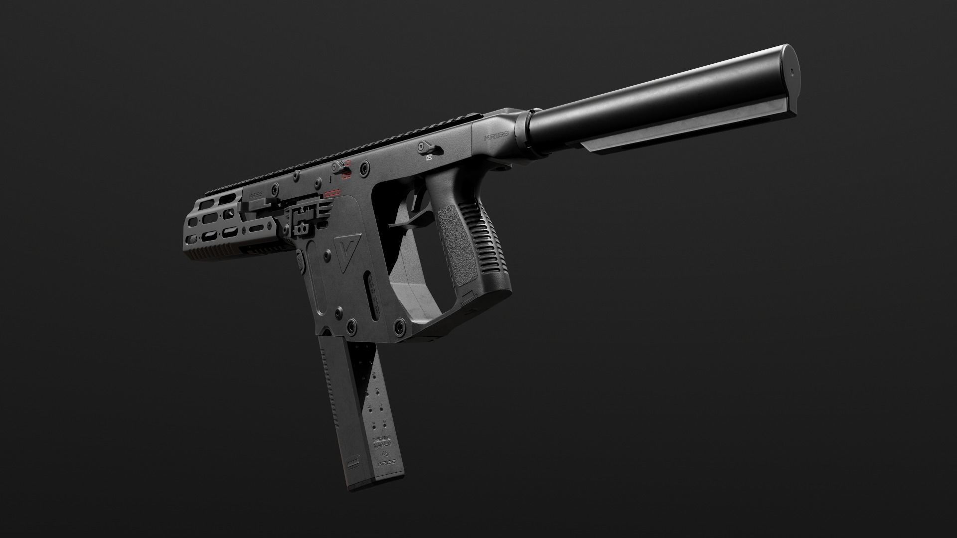 Kriss Vector SMG Low-poly 3D model_18