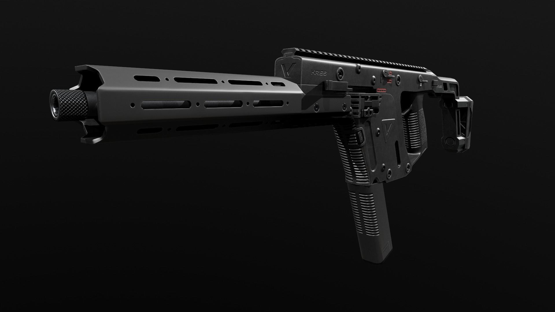 Kriss Vector SMG Low-poly 3D model_23