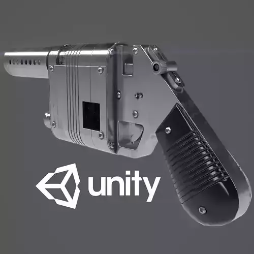 Star Wars Movie Reys -NN14 Blaster Low-poly 3D model