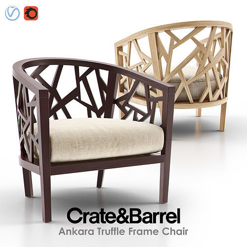 ANKARA Truffle Frame Chair 3D model