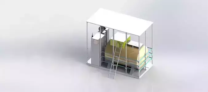 Skid mounted storage tank for gasoline distribution 