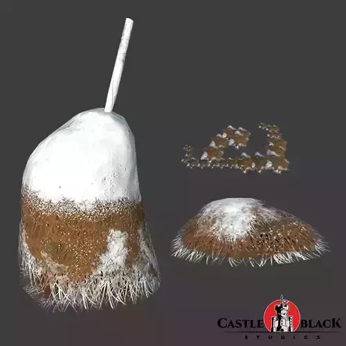 Hay Pile Low-poly 3D model