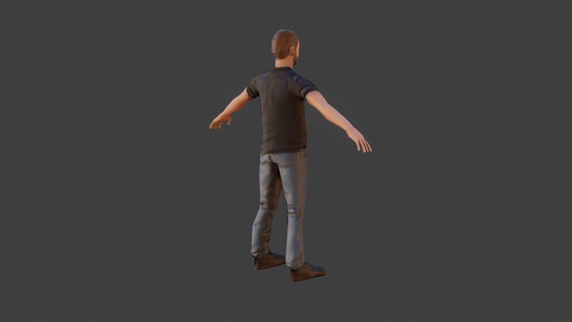 Casual Man with Polo Shirt - With VRCHAT VISEMES Low-poly 3D model_19
