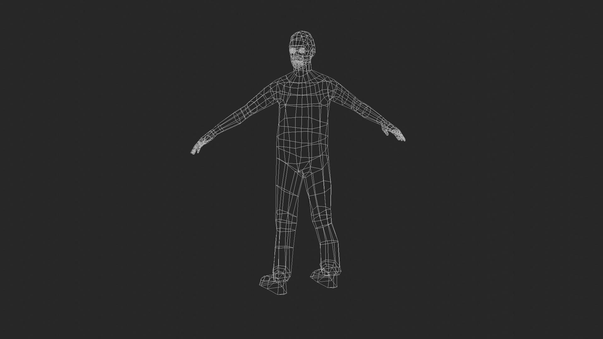 Casual Man with Polo Shirt - With VRCHAT VISEMES Low-poly 3D model_32
