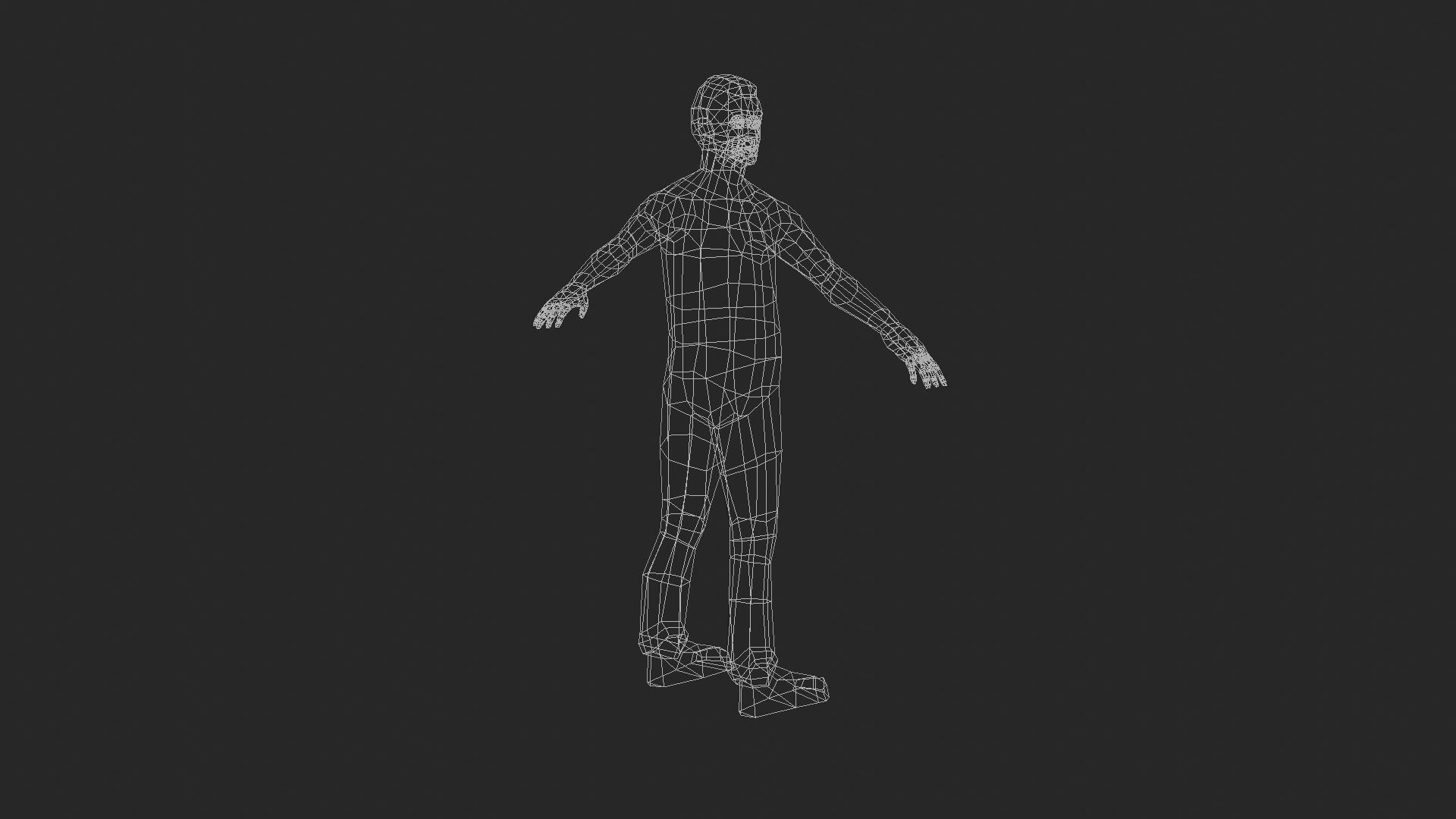 Casual Man with Polo Shirt - With VRCHAT VISEMES Low-poly 3D model_35
