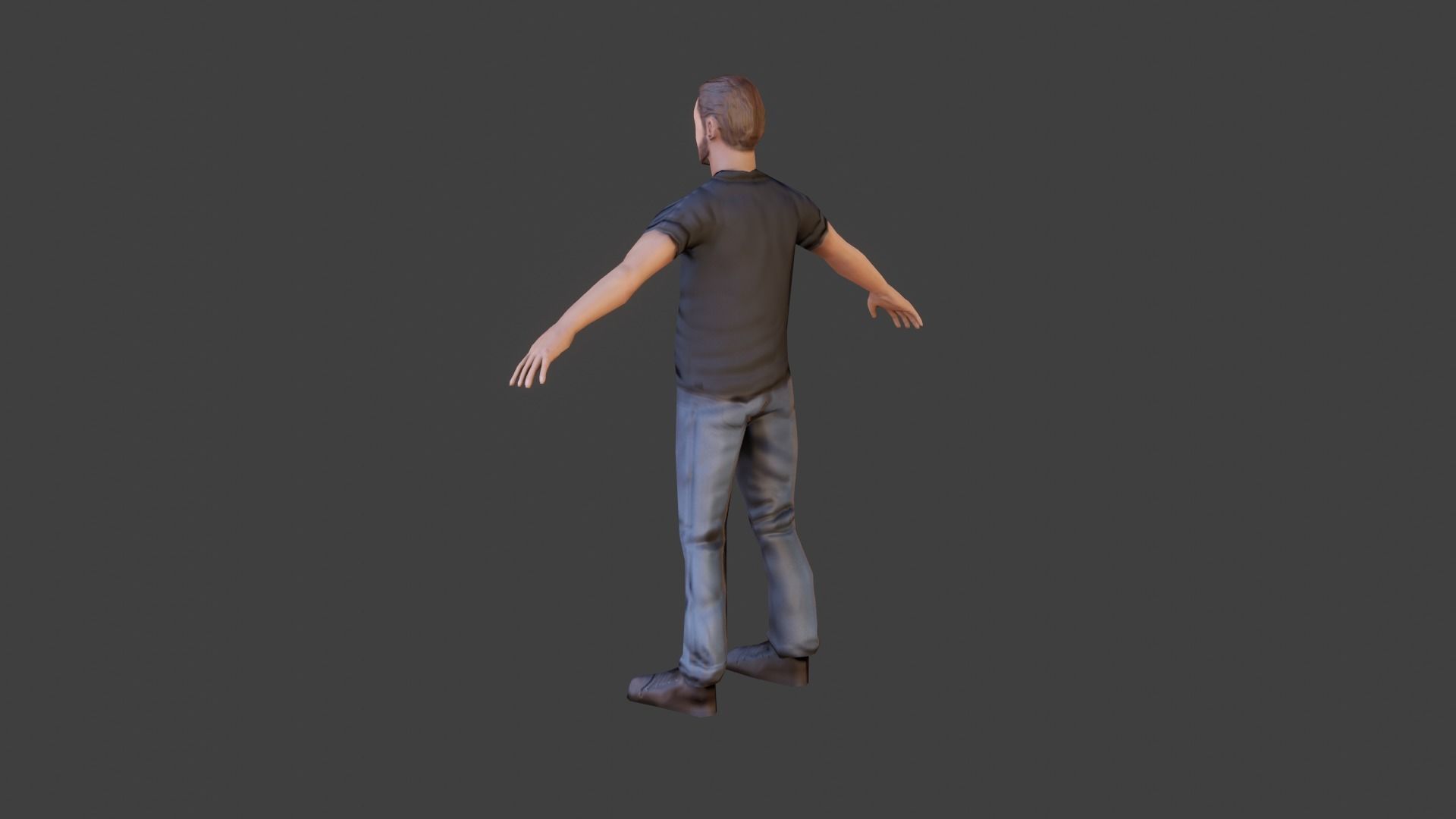Casual Man with Polo Shirt - With VRCHAT VISEMES Low-poly 3D model_15