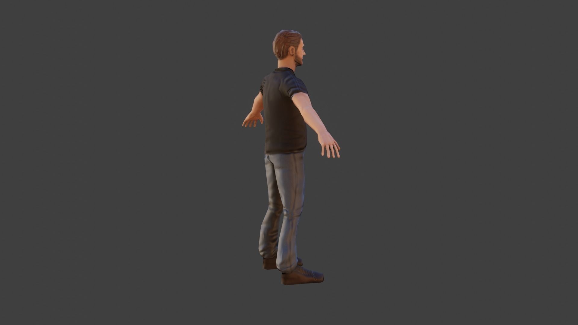 Casual Man with Polo Shirt - With VRCHAT VISEMES Low-poly 3D model_20