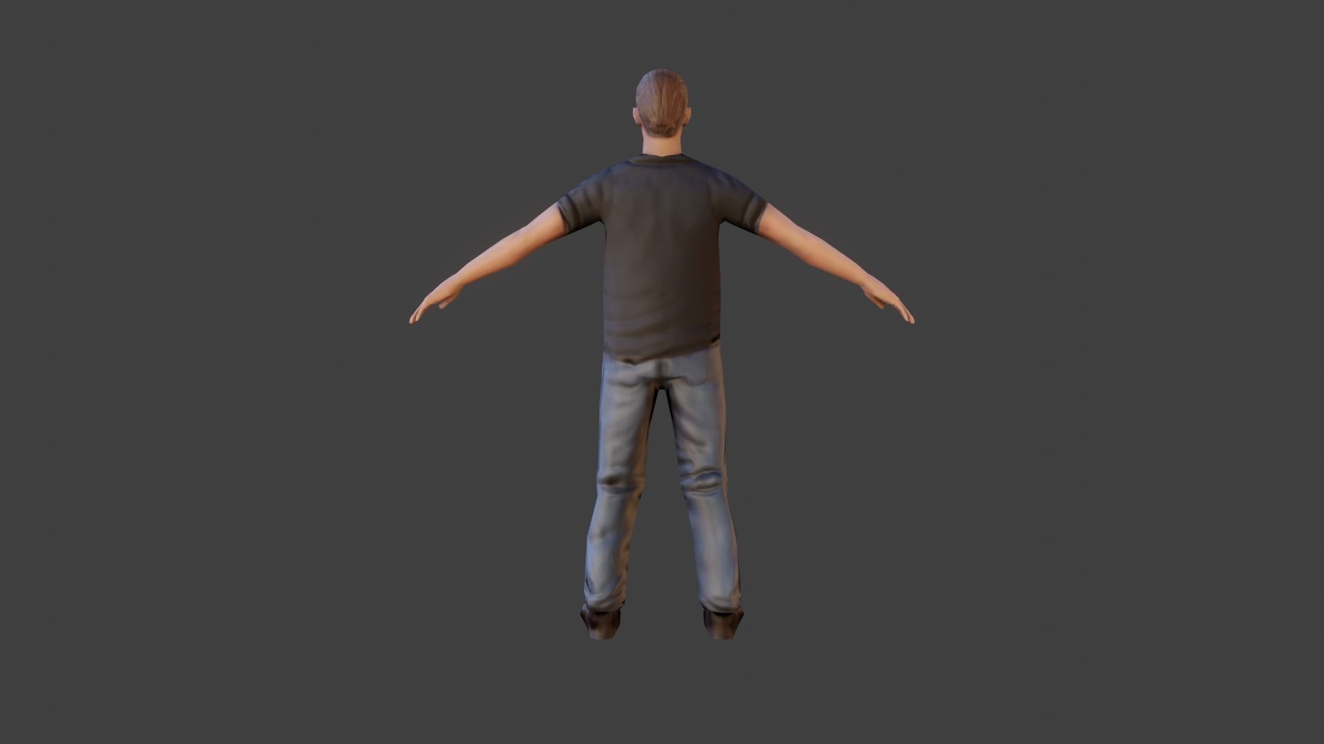 Casual Man with Polo Shirt - With VRCHAT VISEMES Low-poly 3D model_17