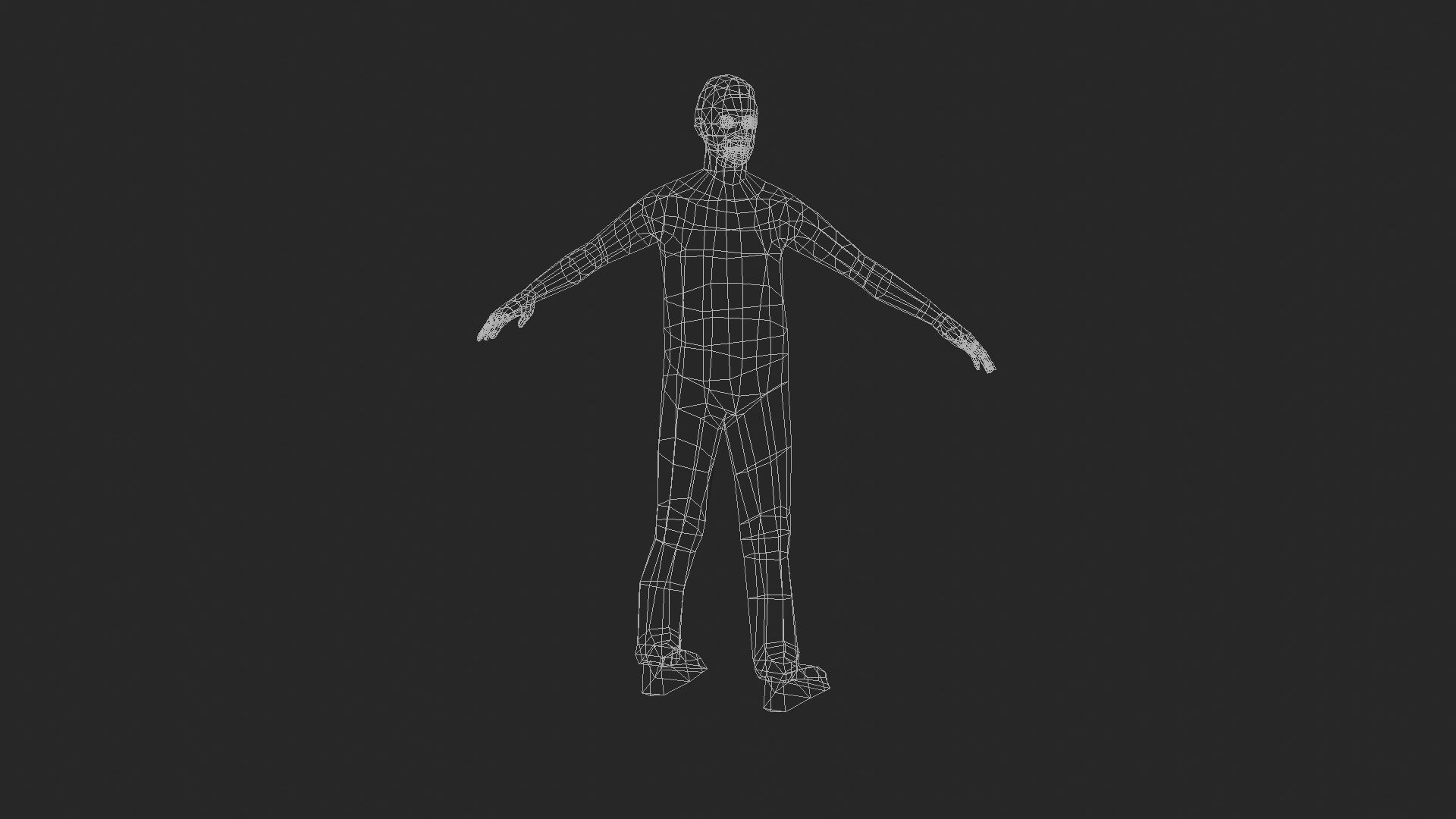 Casual Man with Polo Shirt - With VRCHAT VISEMES Low-poly 3D model_34