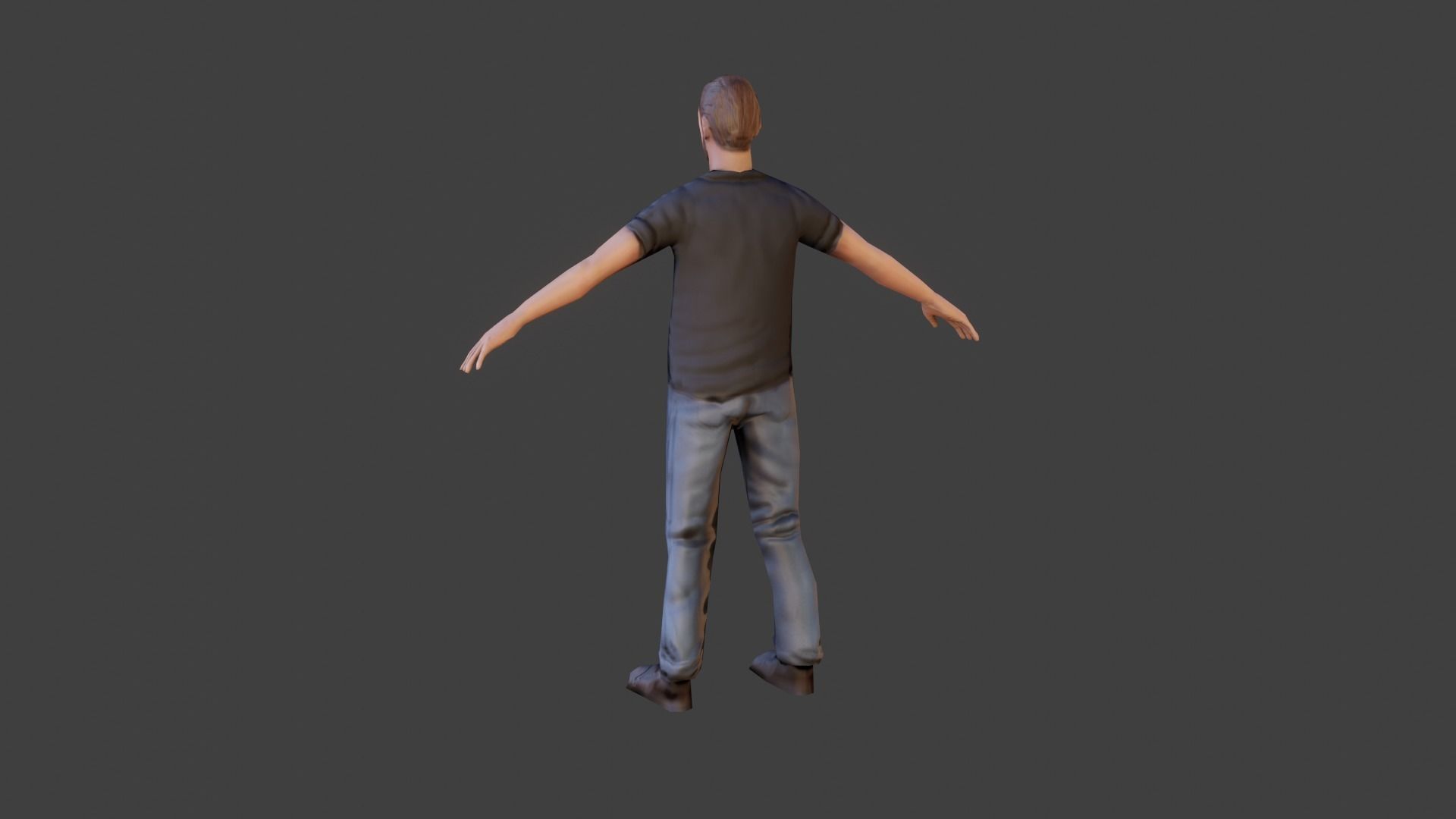 Casual Man with Polo Shirt - With VRCHAT VISEMES Low-poly 3D model_16