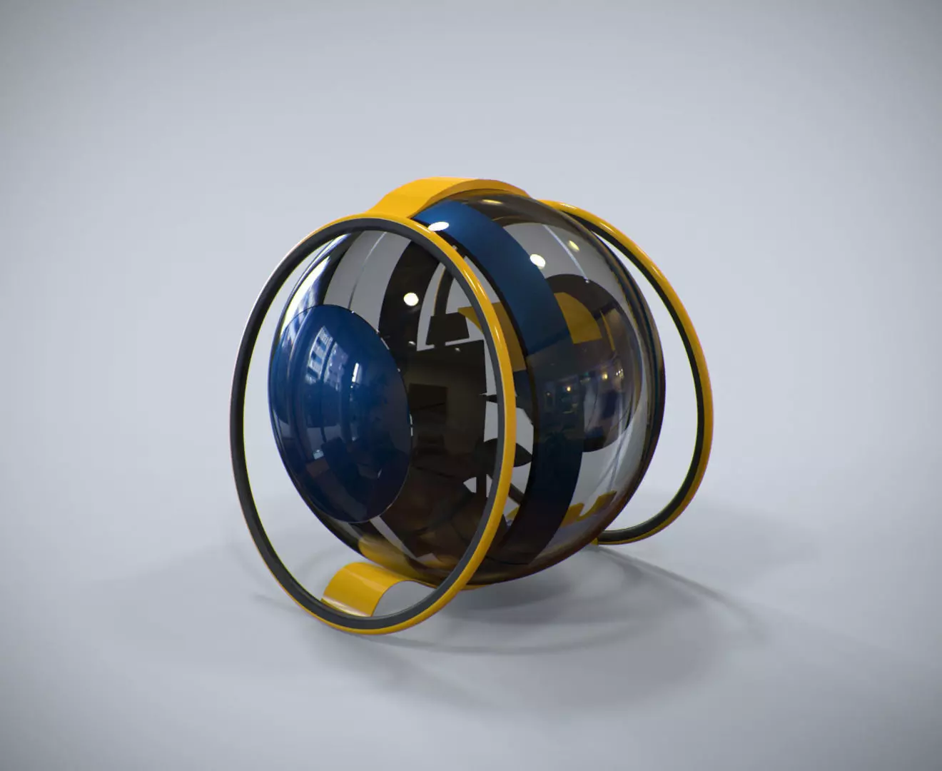 WX-10 sphere 3D model_0