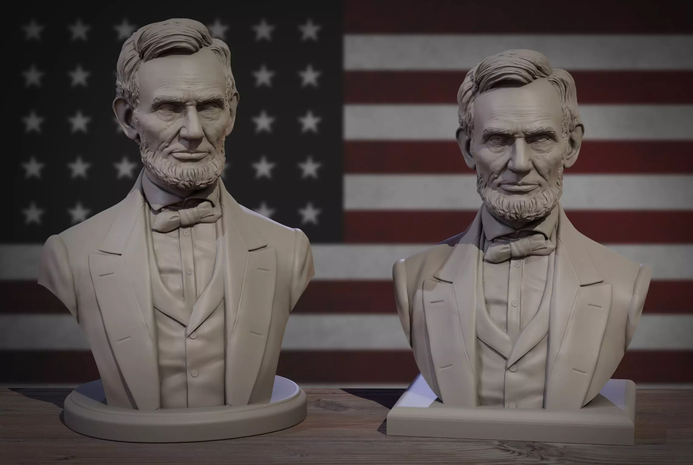 Abraham Lincoln 3D print model_0