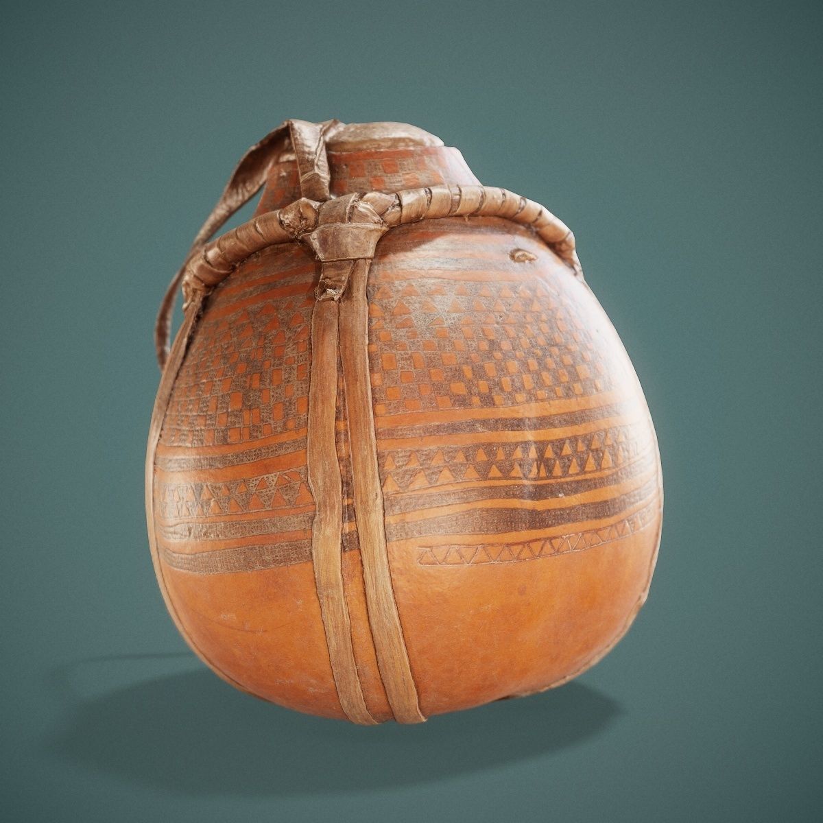 Broken Calebas Low-poly 3D model_15