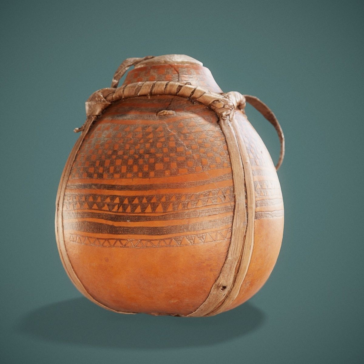 Broken Calebas Low-poly 3D model_13