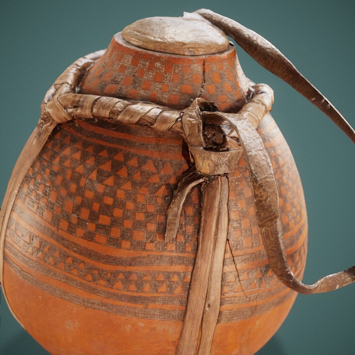 Broken Calebas Low-poly 3D model_4