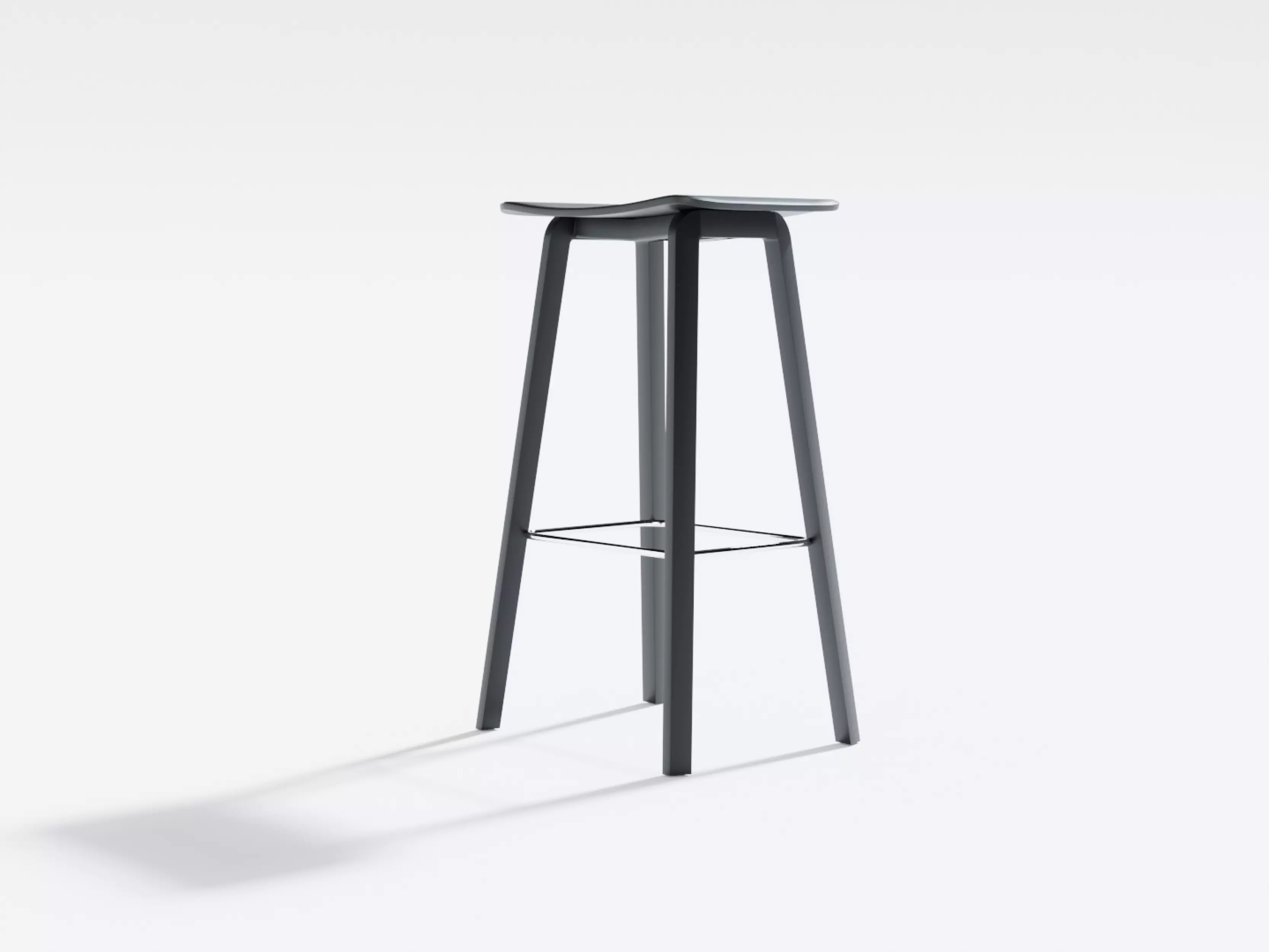 Modern bar chair Free 3D model