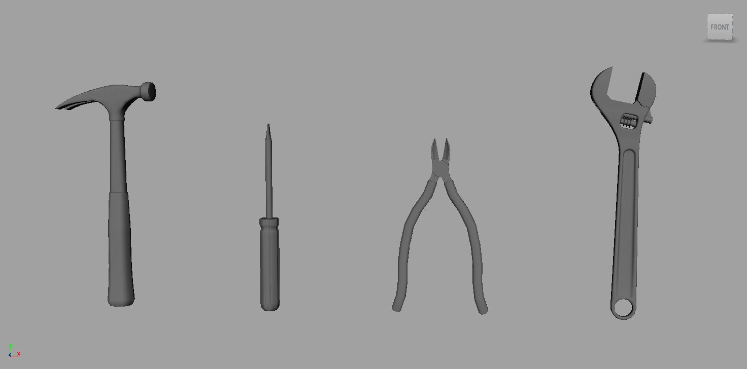 Tools different 3D model_1