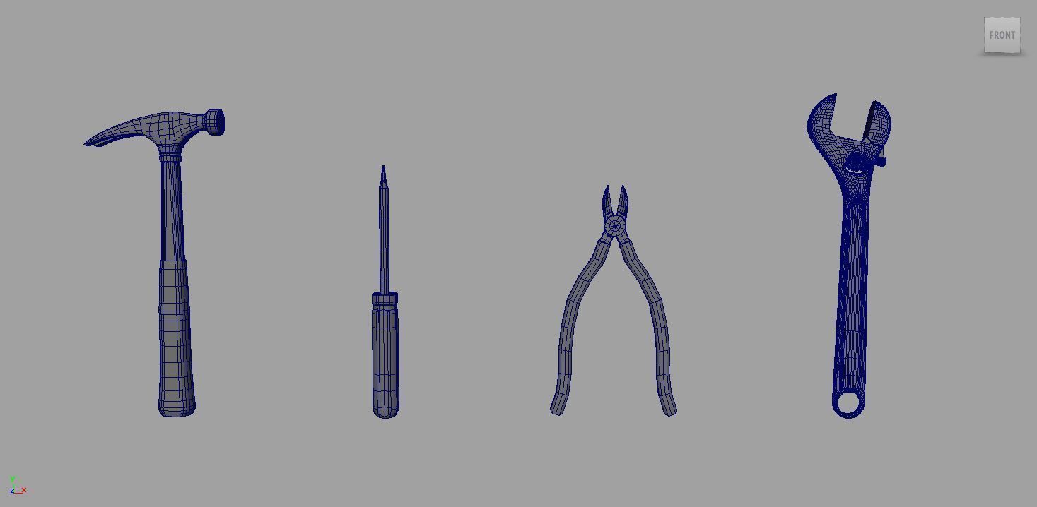 Tools different 3D model_2