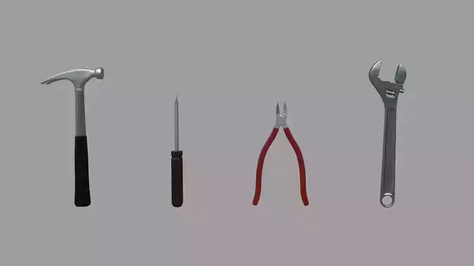 Tools different 3D model
