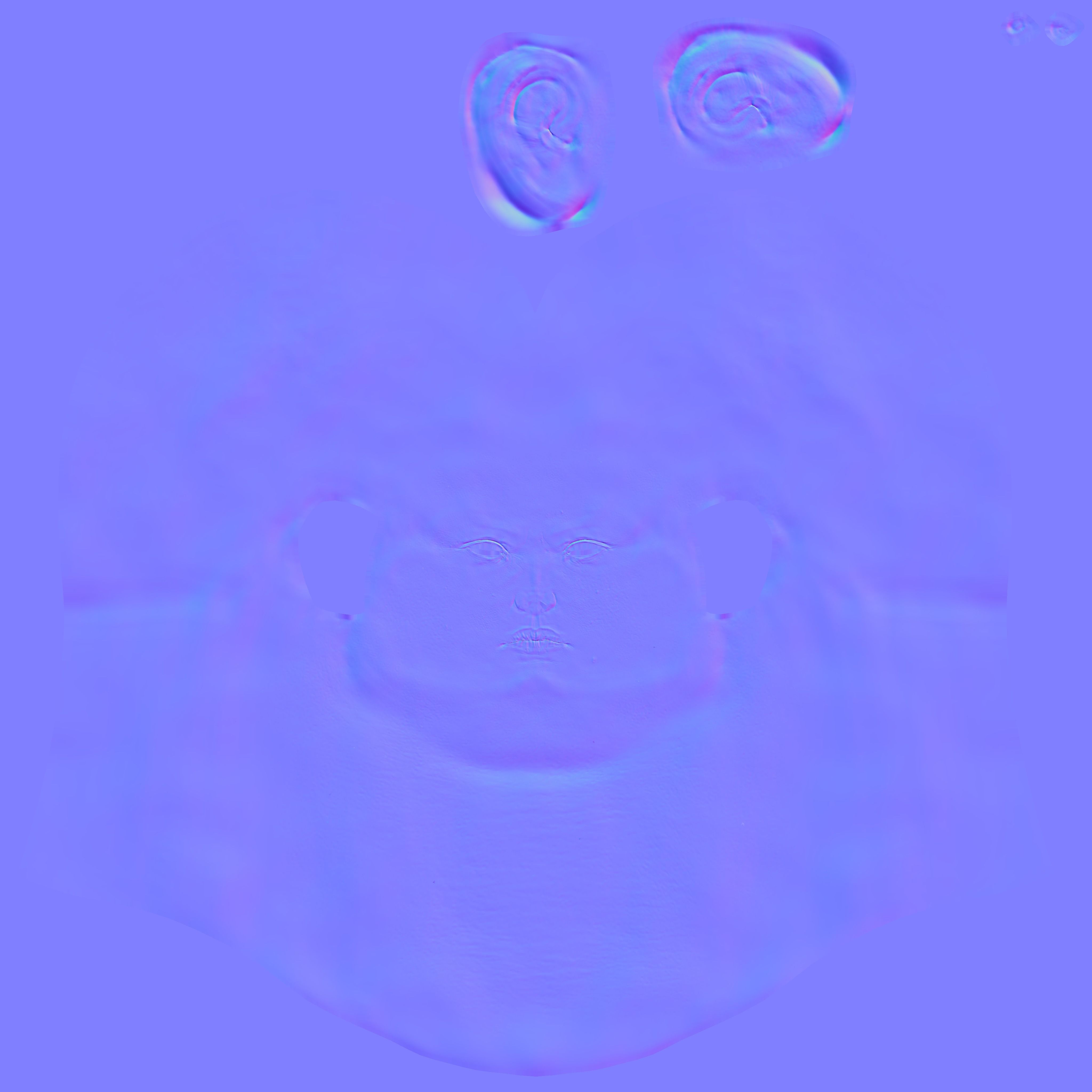 face human and eyes Texture_3