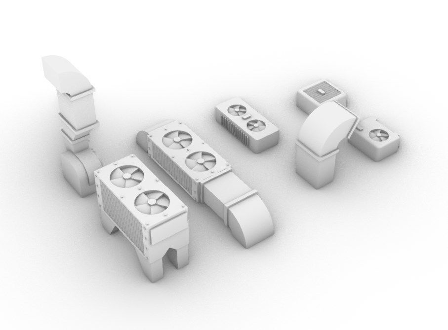 HVAC and Ventilation Pack 3D print model_2