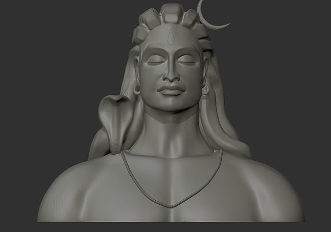 Adiyogi 3d Model for 3d Print 3D print model