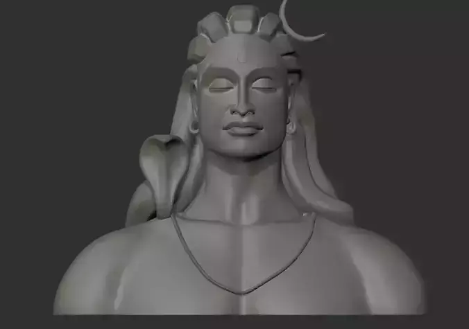 Adiyogi 3d Model for 3d Print