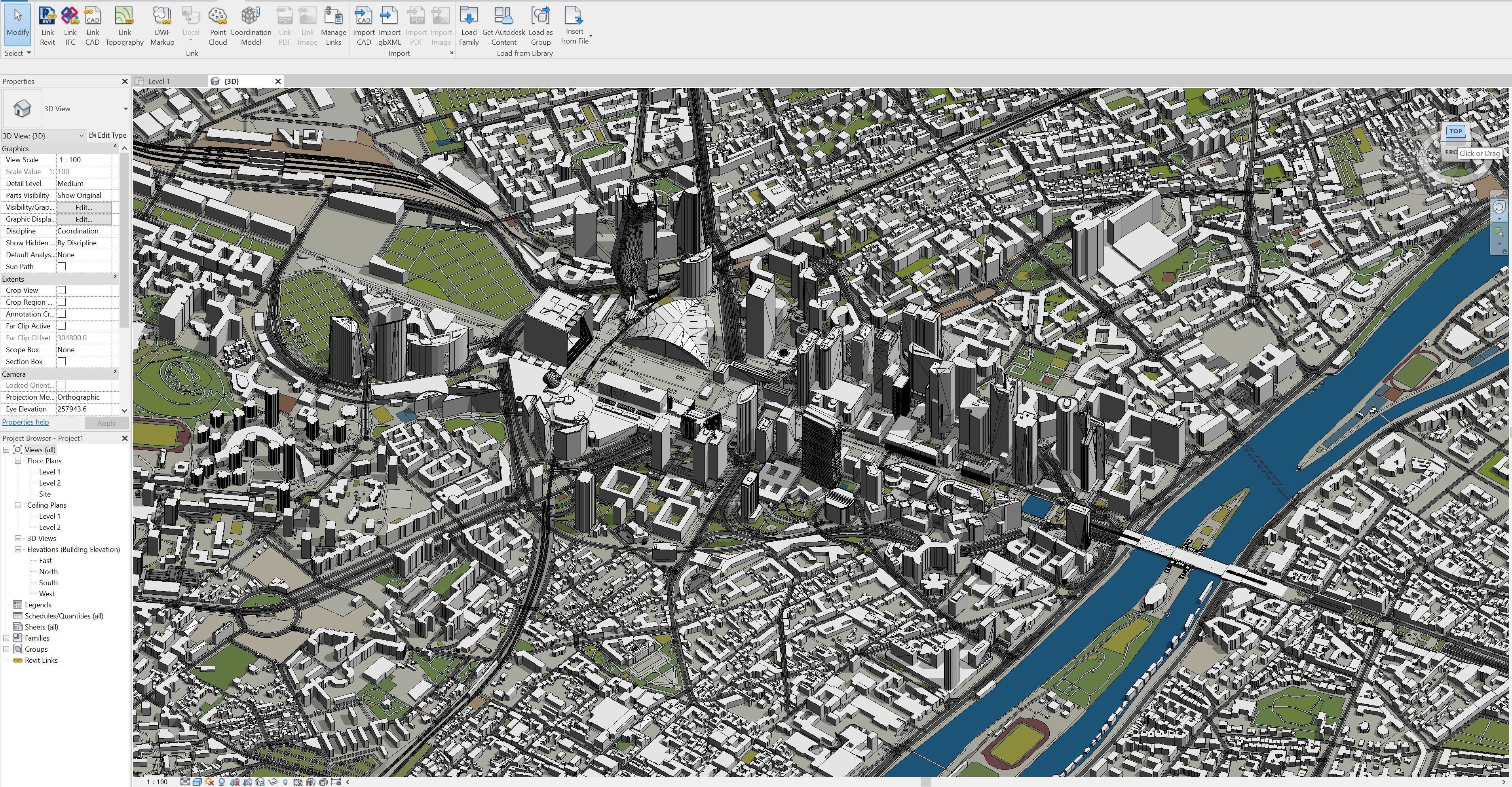 Paris - La Defense Low-poly 3D model_12