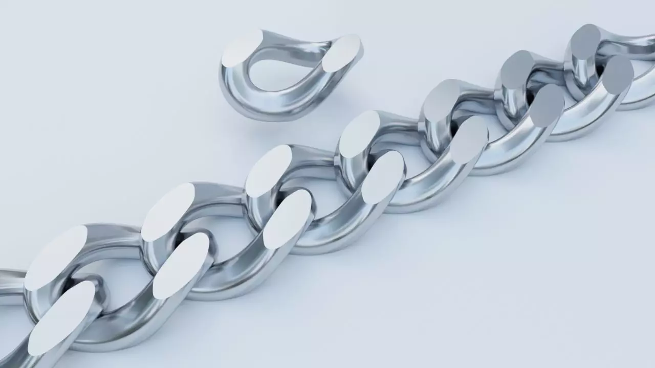 Cuban chain Style  3D print model_0