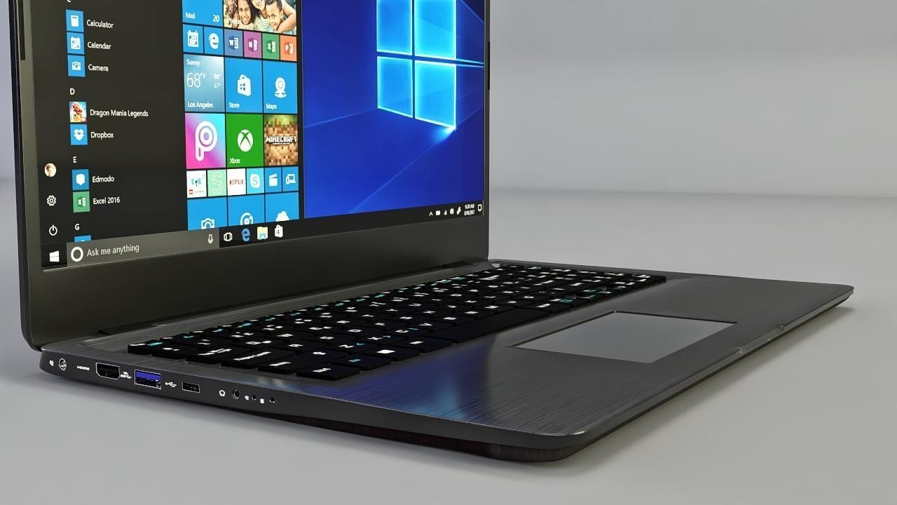 Laptop 1 3D model_6