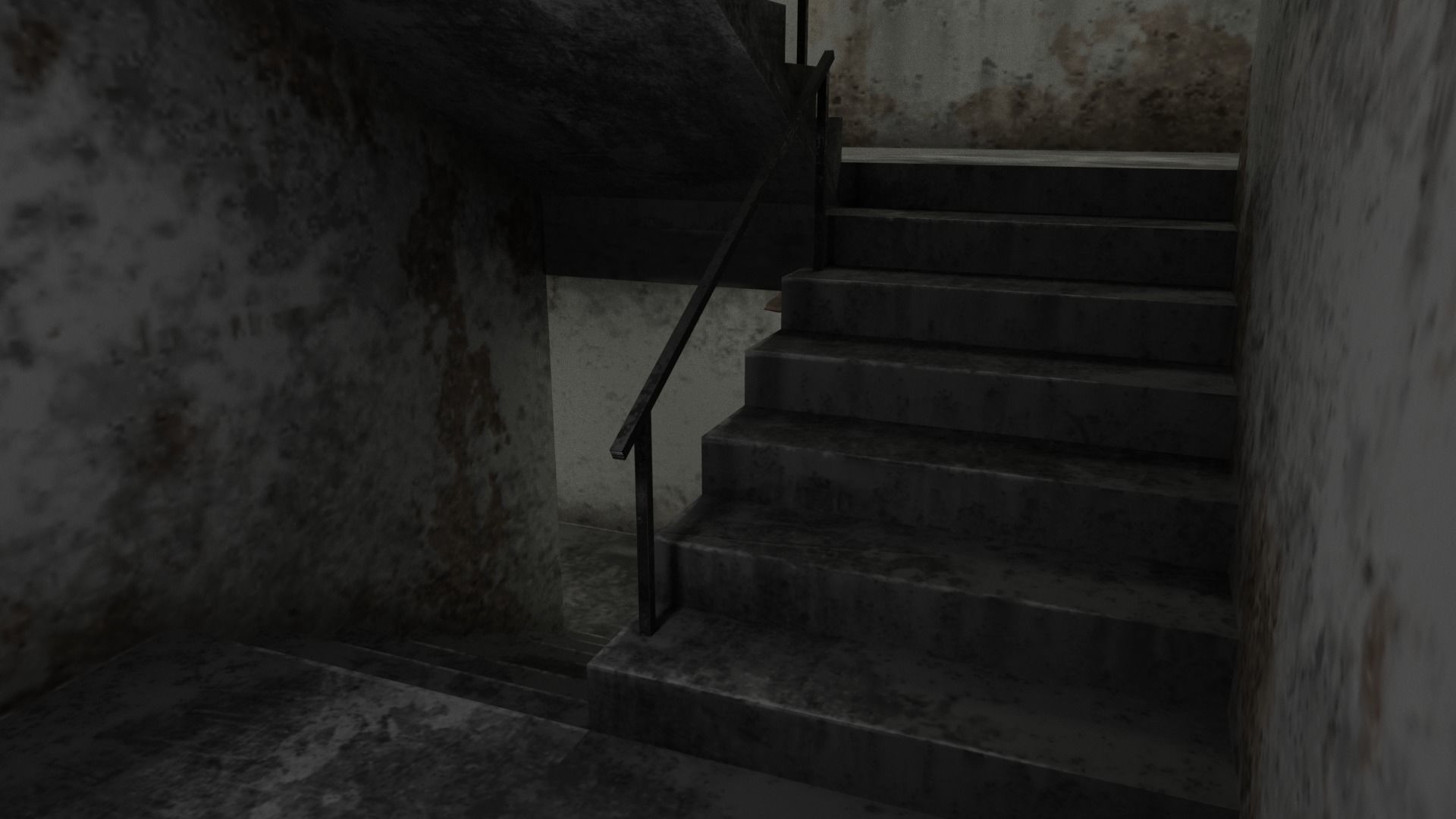 House 05 Low-poly 3D model_5