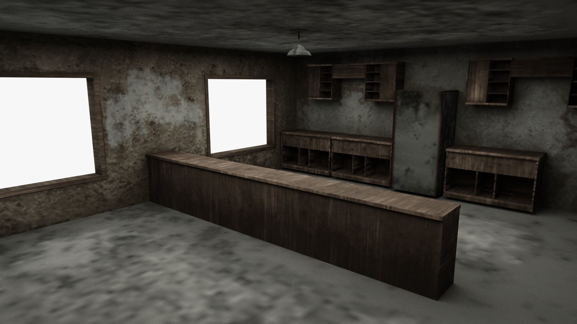 House 05 Low-poly 3D model_7