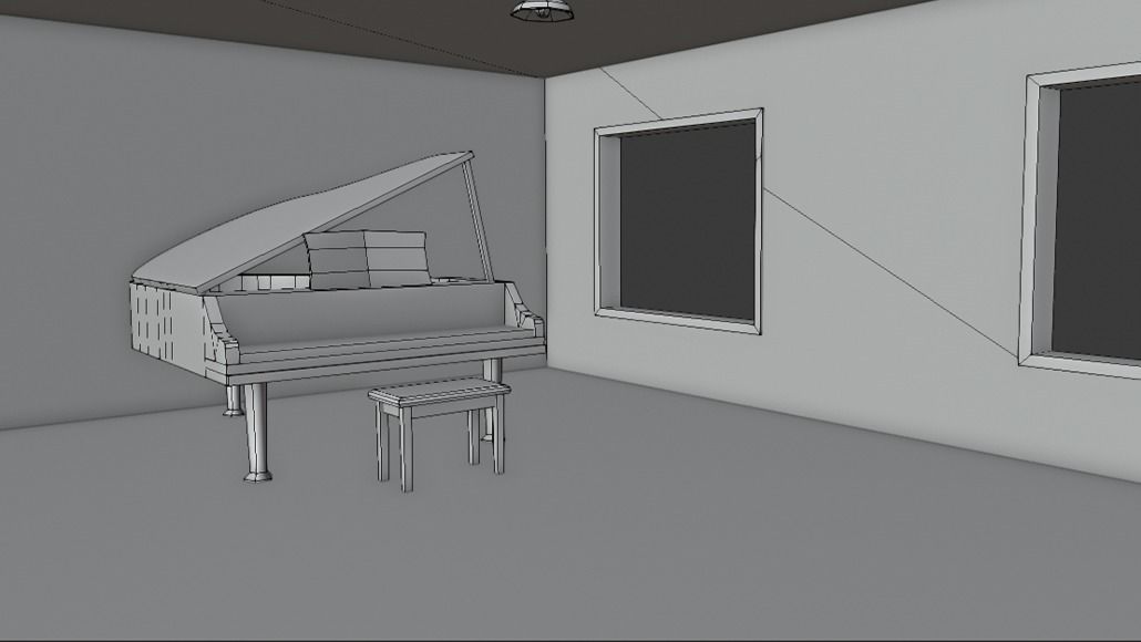 House 05 Low-poly 3D model_16