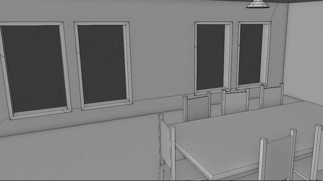 House 05 Low-poly 3D model_18