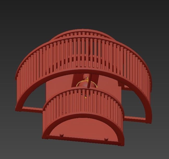 Wall Lamp Mancini 3D model_2