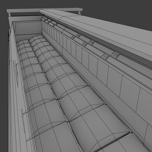 supermarket shop store builder 3D kitbash elements 3D model 5